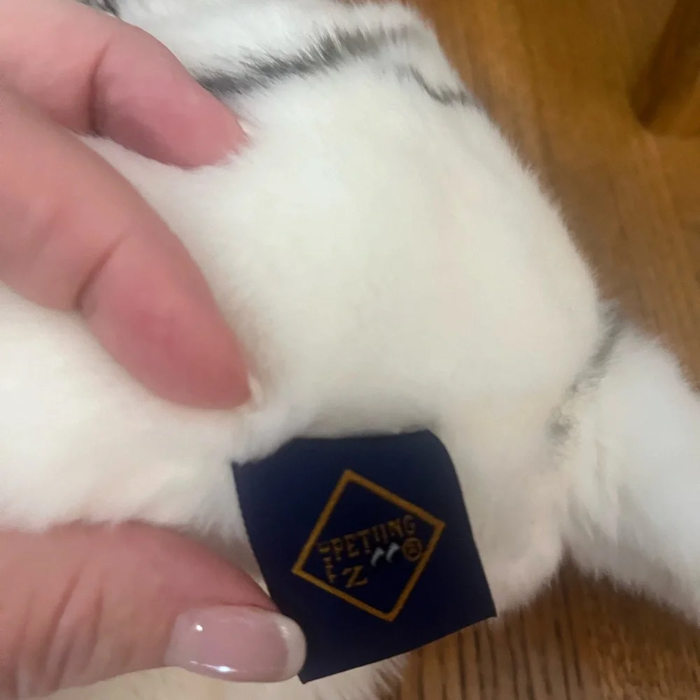 NWT petting zoo White Tiger Plush Toy. 🧸 1994.